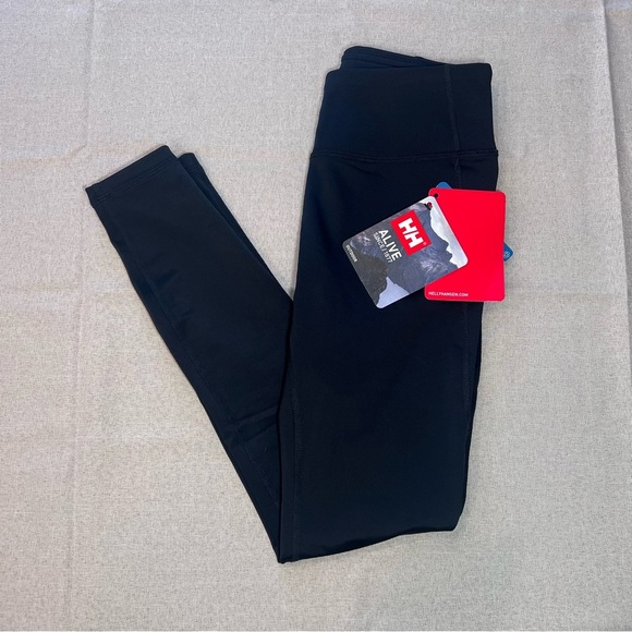 ***NWT*** Helly Hansen Women's Black Running Leggings - Picture 2 of 8